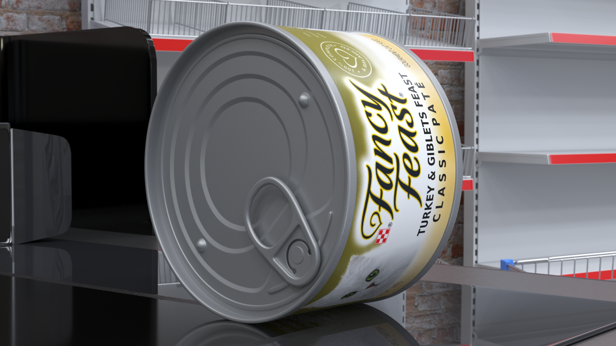 Cat Canned Food Fancy Feast 3D