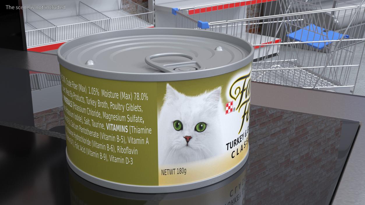 Cat Canned Food Fancy Feast 3D