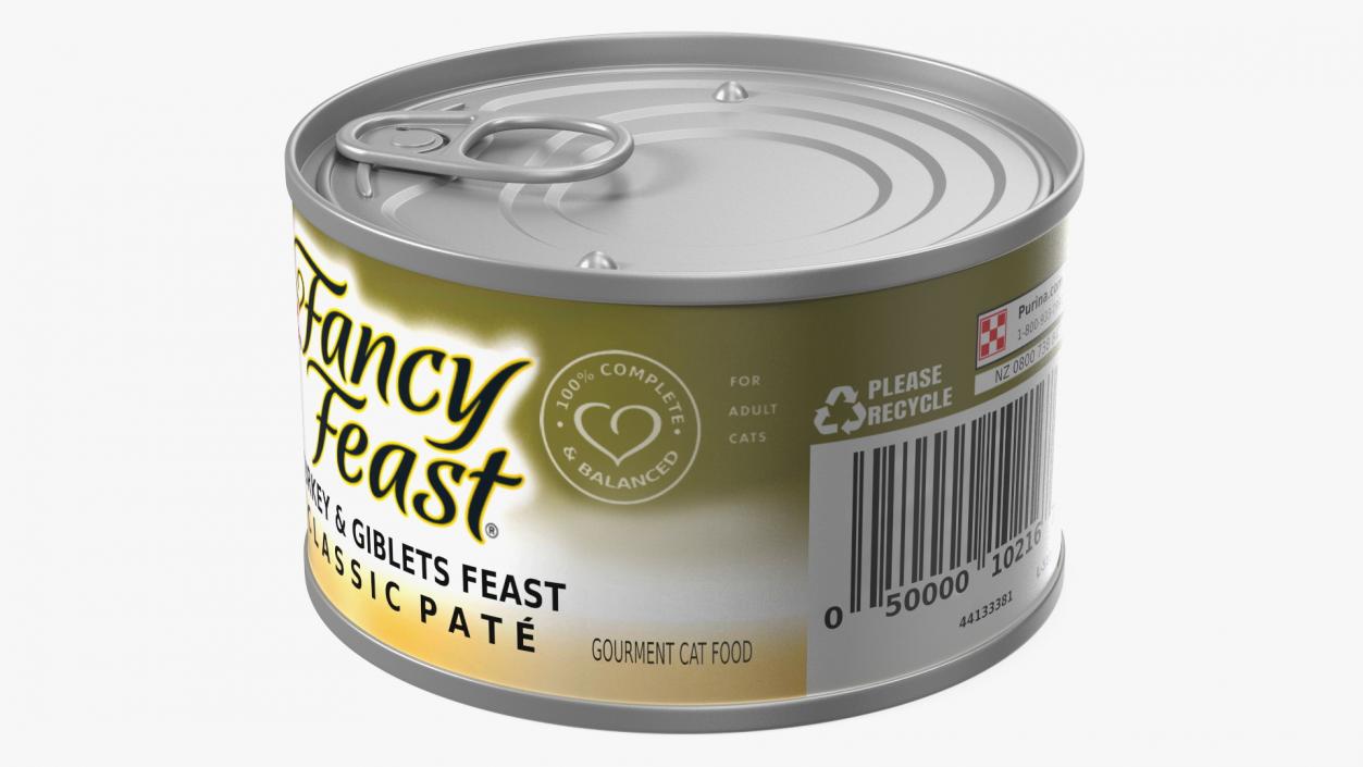 Cat Canned Food Fancy Feast 3D