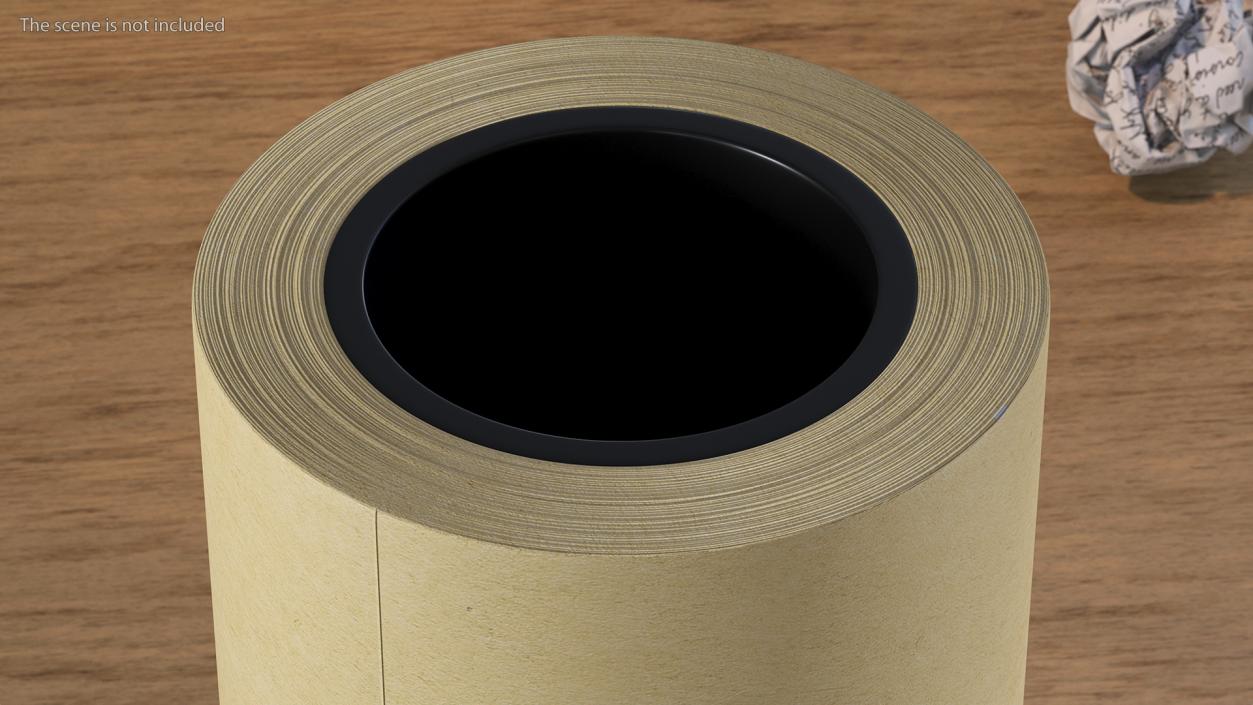 Paper Roll Yellow 3D