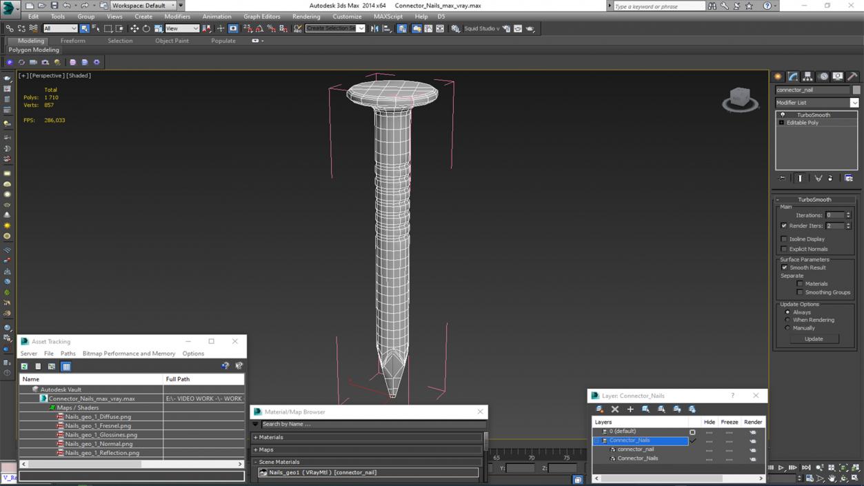 3D model Connector Nails