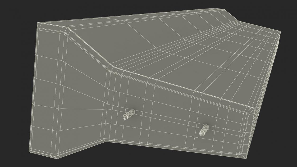 3D Concrete Jersey Barrier model