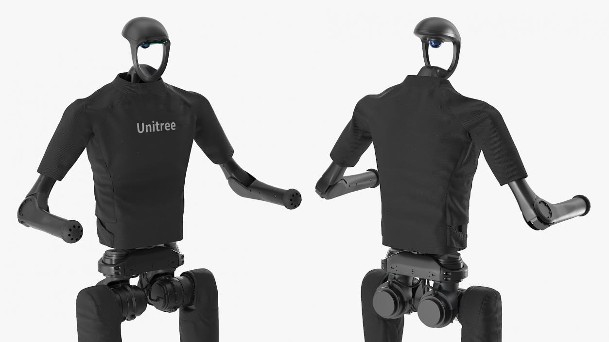 Unitree H1 Humanoid Robot Rigged 3D