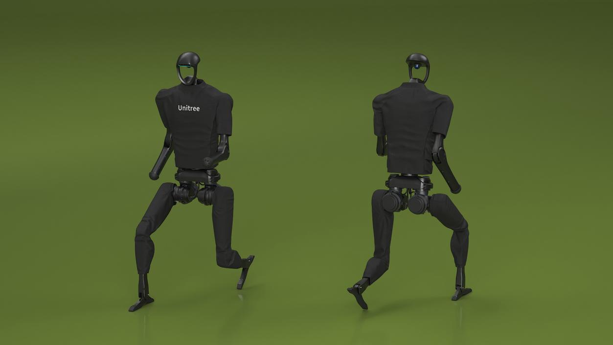 Unitree H1 Humanoid Robot Rigged 3D