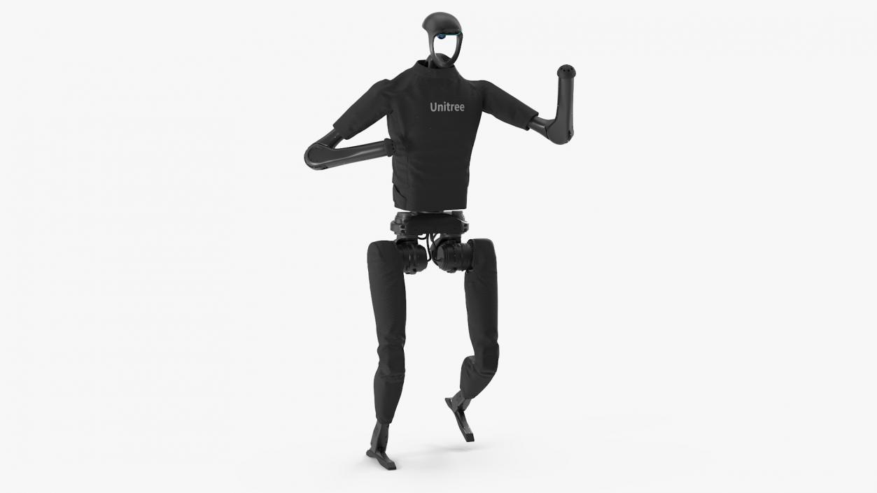 Unitree H1 Humanoid Robot Rigged 3D