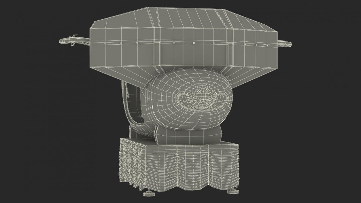 3D Flight Simulator Sennheiser BOT SC07 Rigged model