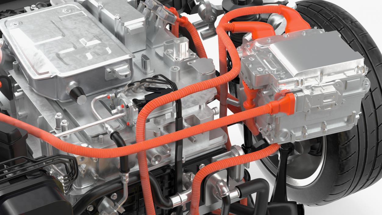 3D Toyota Mirai Hydrogen Fuel Cell System model