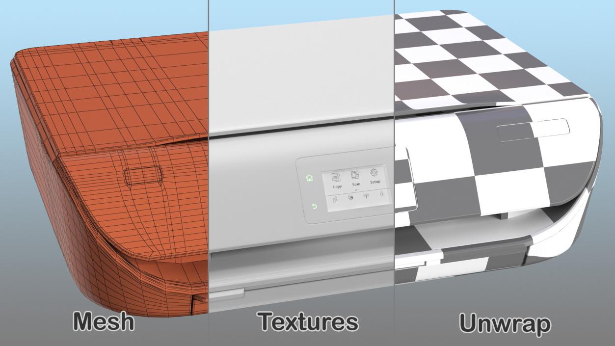 3D model Multifunction Printers Collection 2