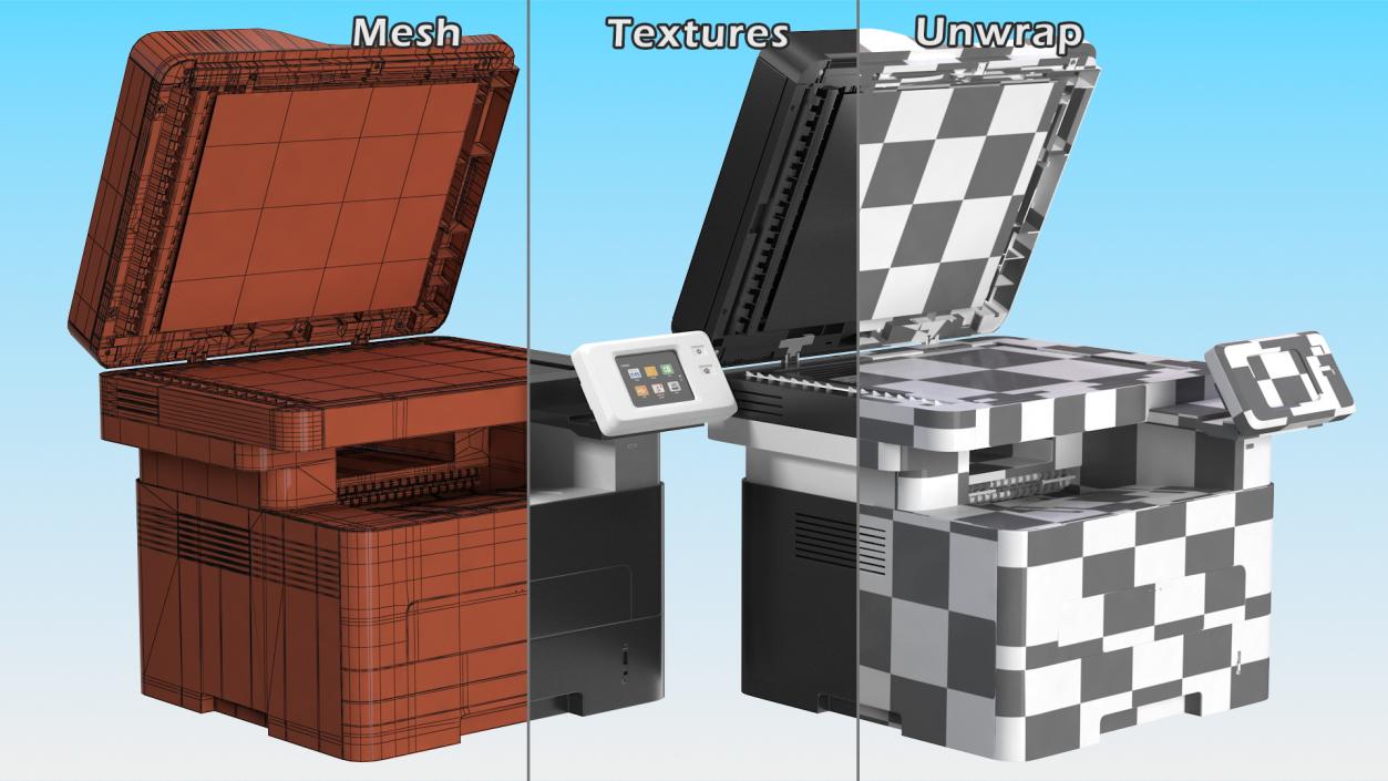 3D model Multifunction Printers Collection 2