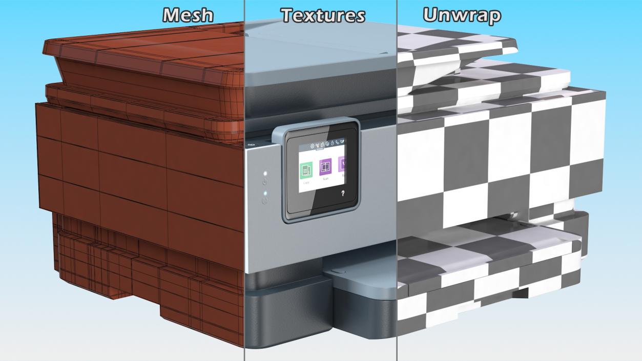 3D model Multifunction Printers Collection 2