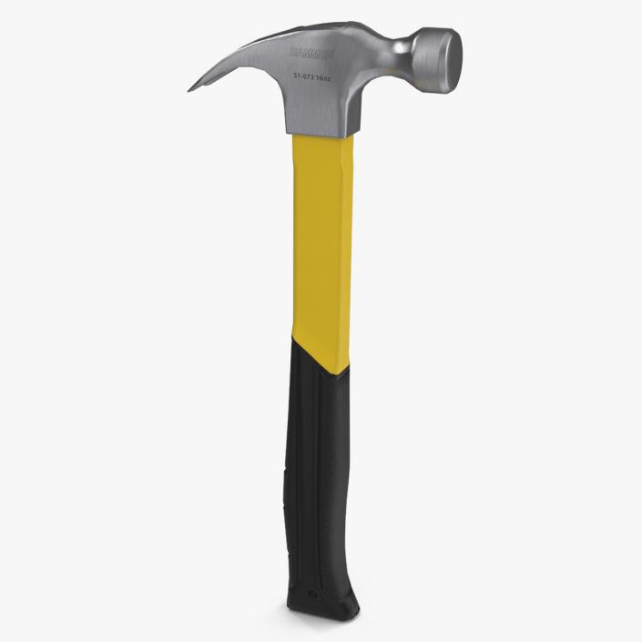 3D model Claw Fiberglass Hammer Stanley