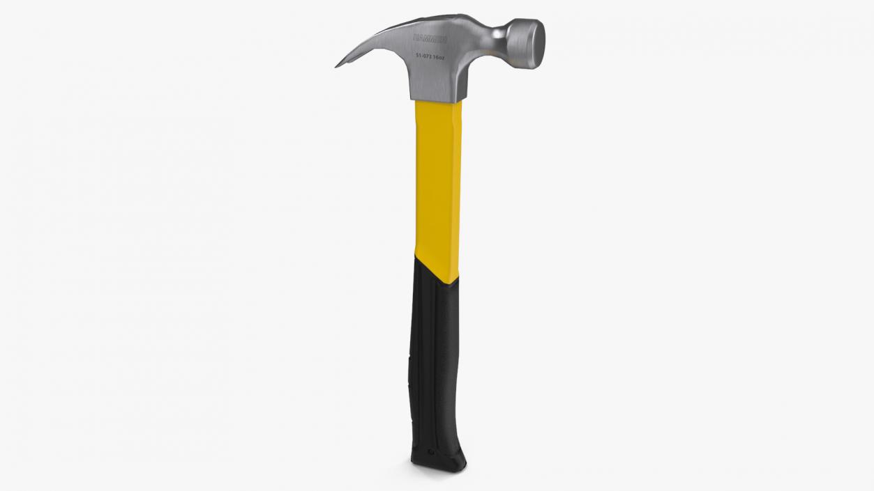 3D model Claw Fiberglass Hammer Stanley