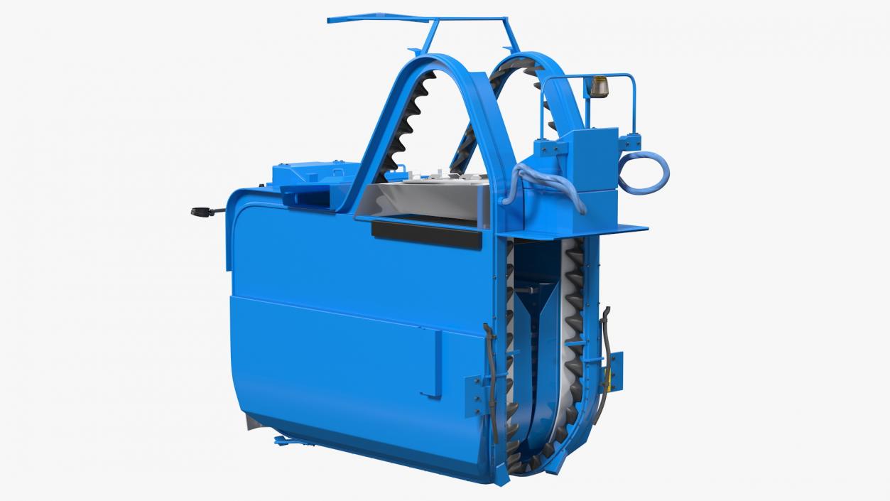 3D model BRAUD 9090X Grape Harvester Machine