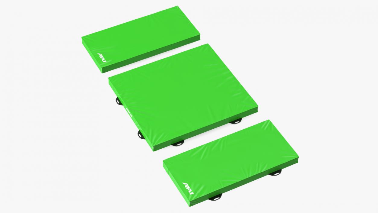 3D Sports Mat Green