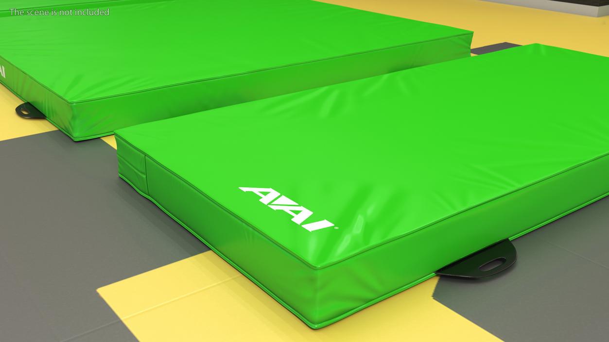 3D Sports Mat Green