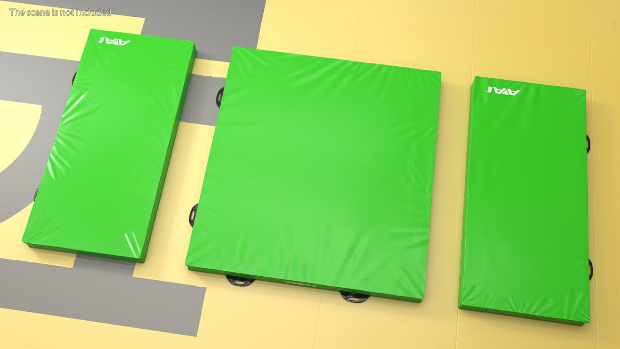 3D Sports Mat Green