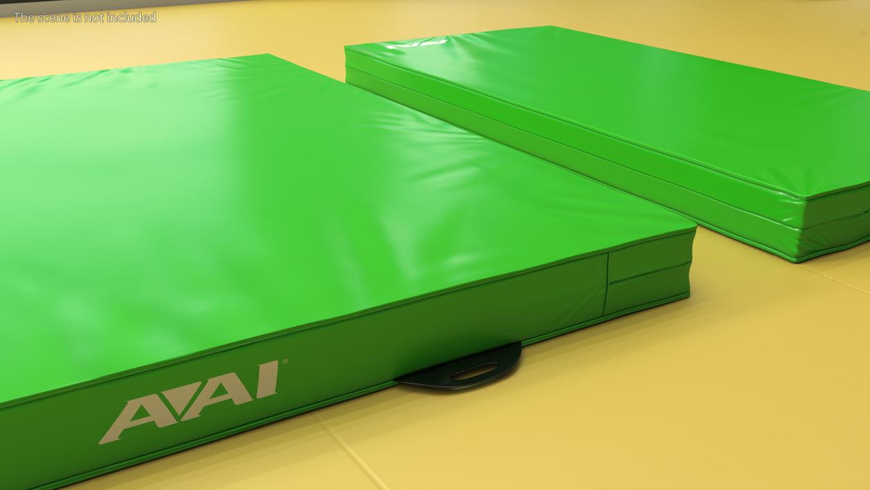 3D Sports Mat Green