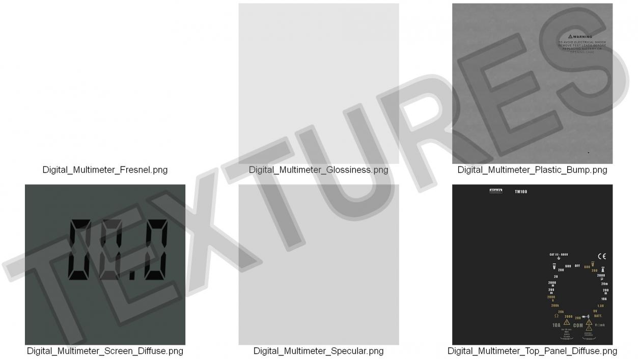 3D Digital Multimeter model