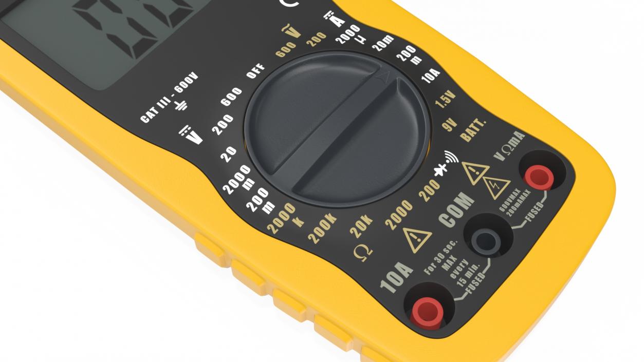 3D Digital Multimeter model