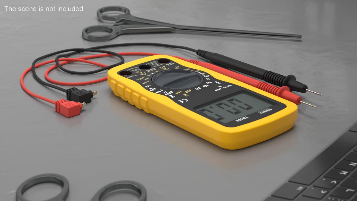 3D Digital Multimeter model