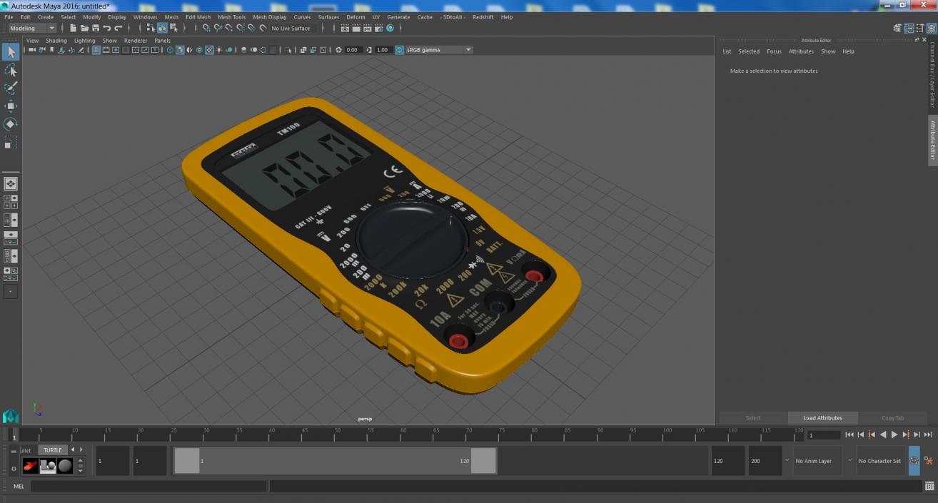 3D Digital Multimeter model