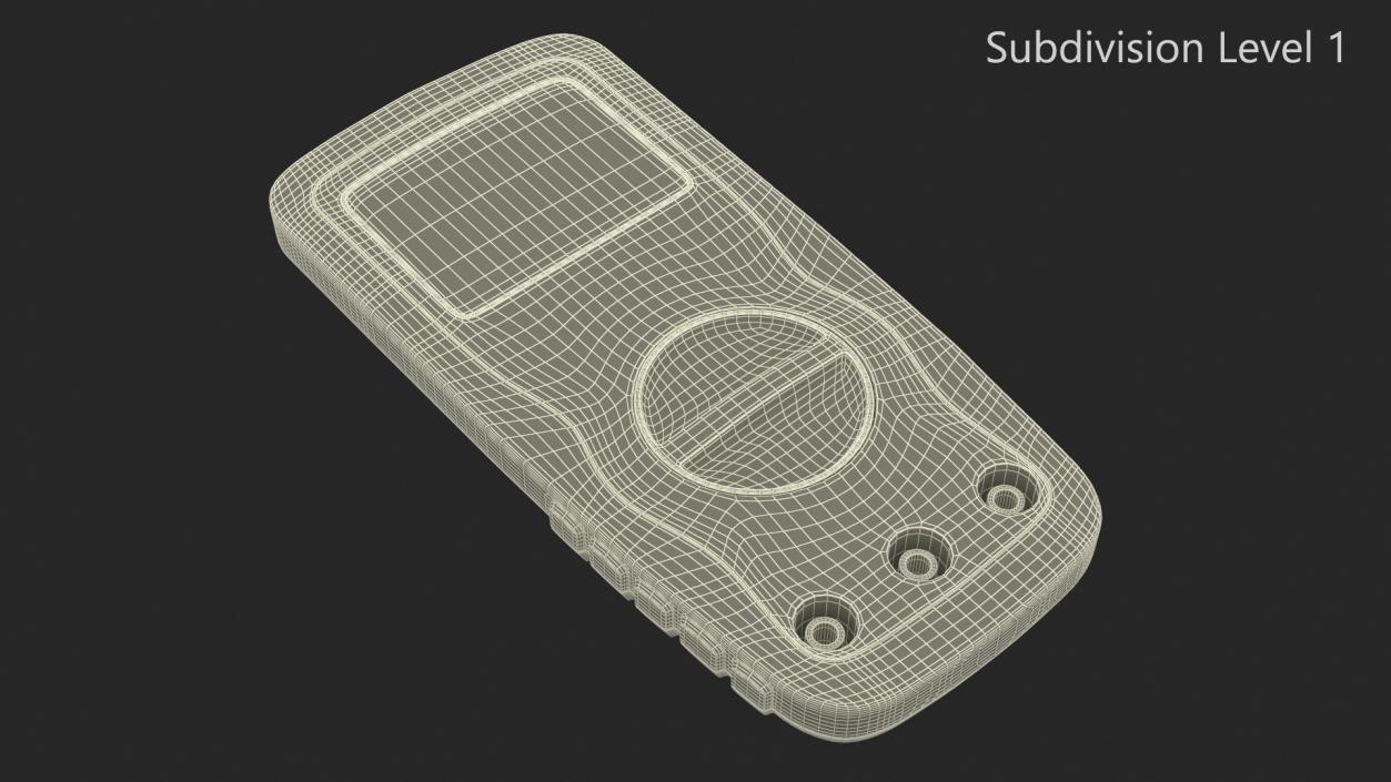 3D Digital Multimeter model