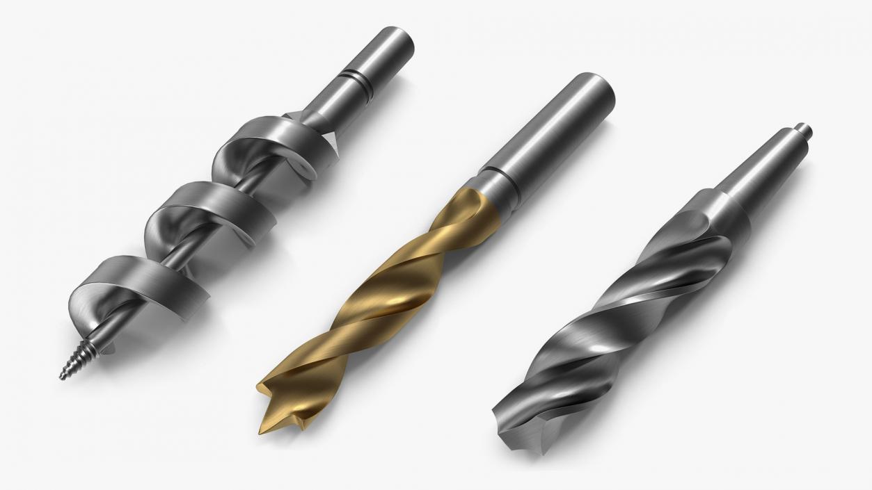 3D Drill Bits Collection 2 model