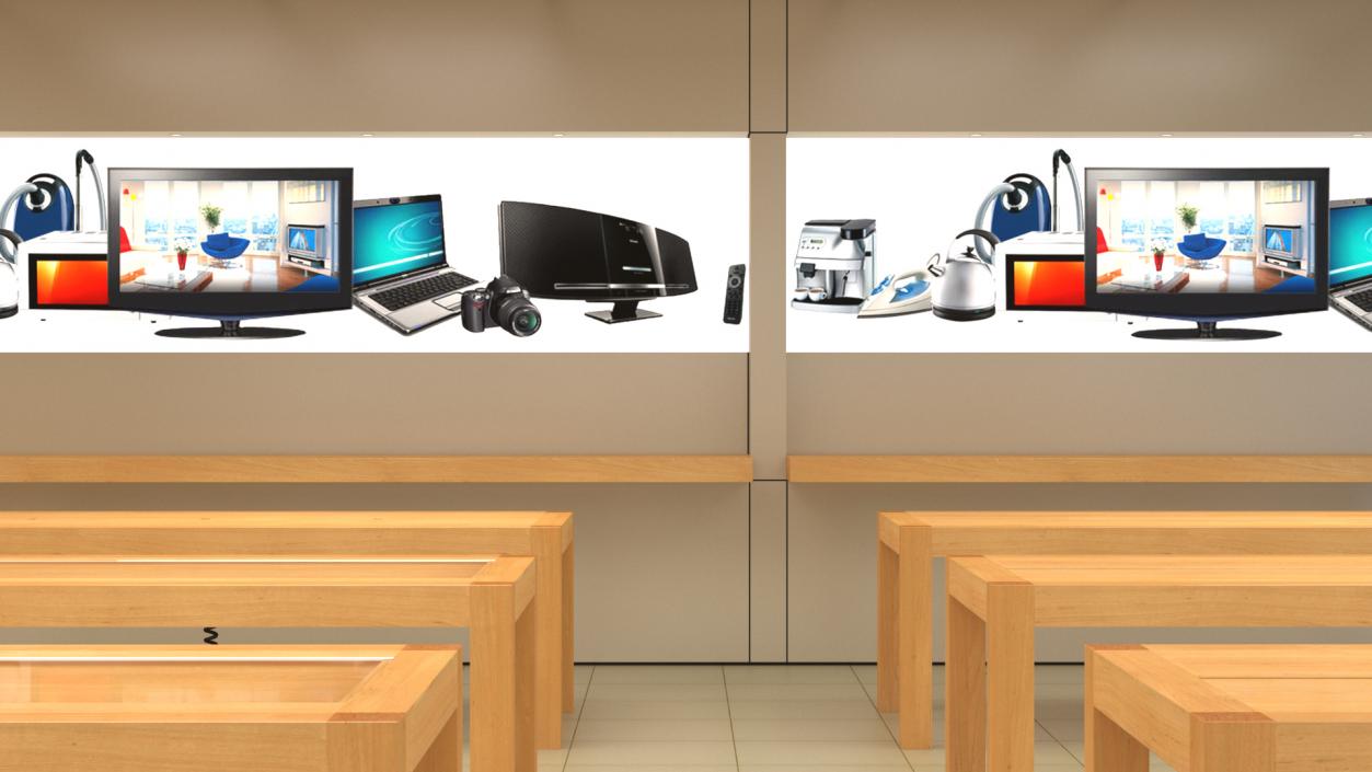 Digital Equipment Store Interior 3D