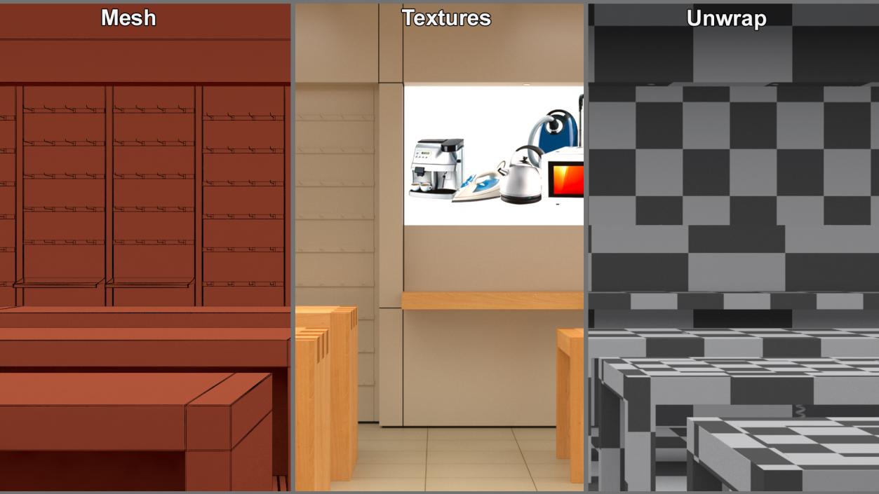 Digital Equipment Store Interior 3D