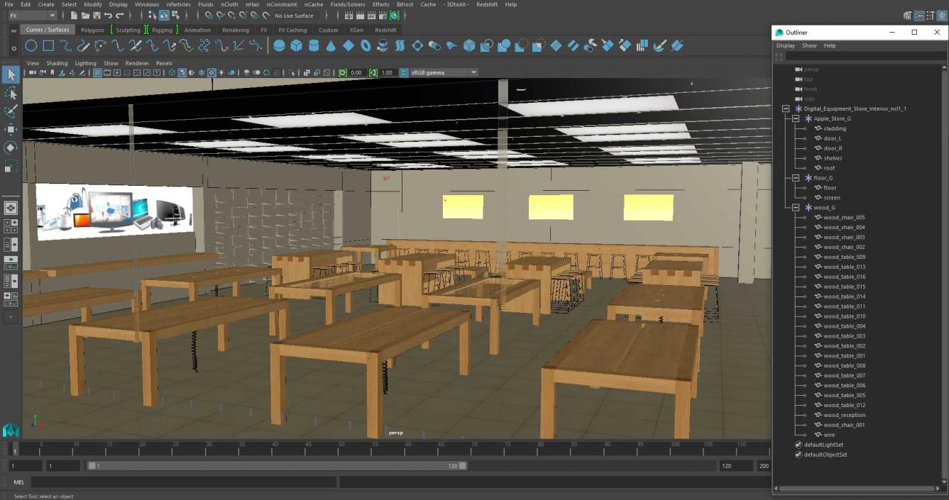 Digital Equipment Store Interior 3D