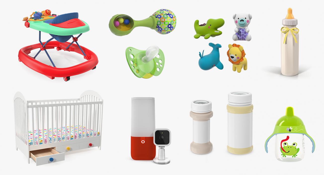 3D Childcare Products Collection 6