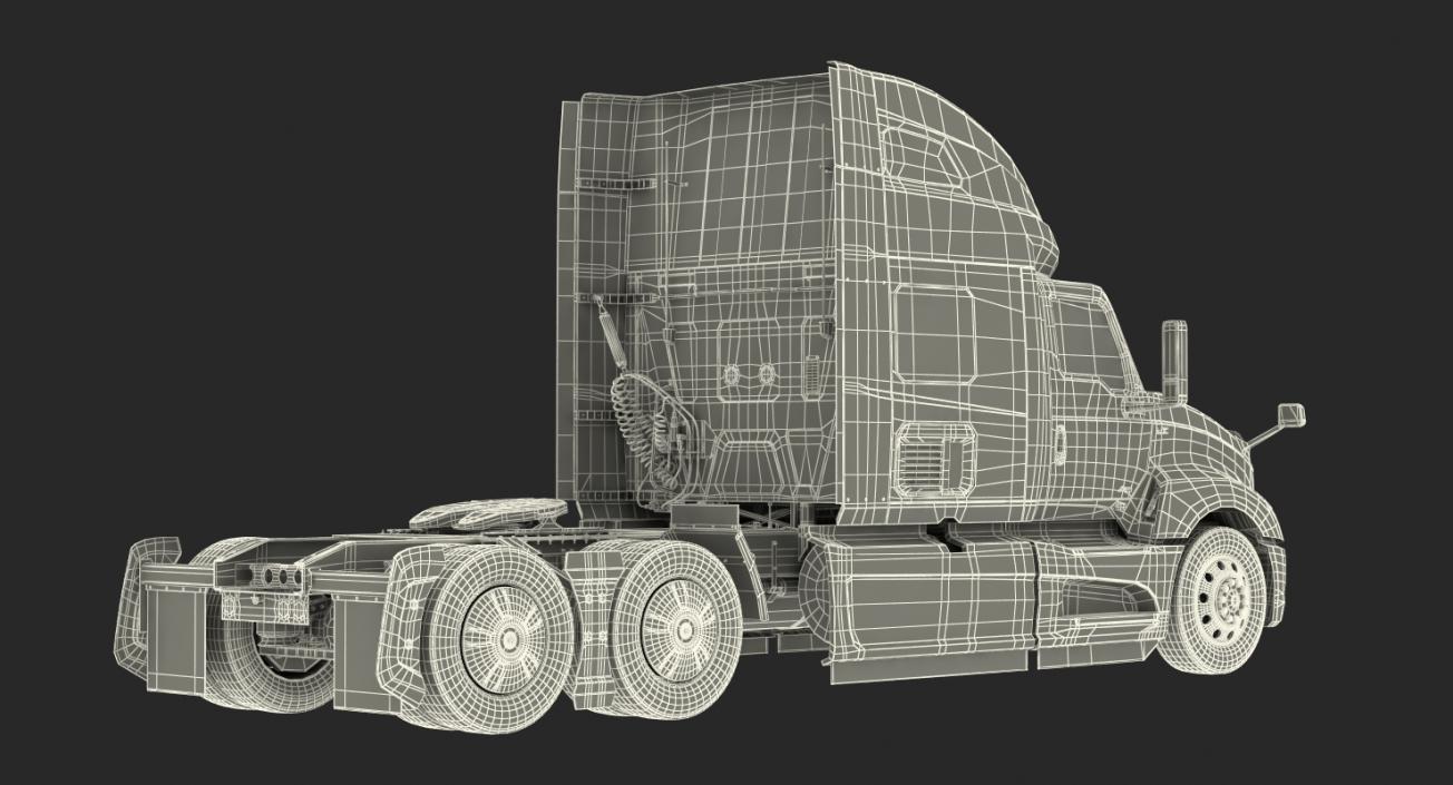 3D International LT625 Heavy Duty Truck Rigged model