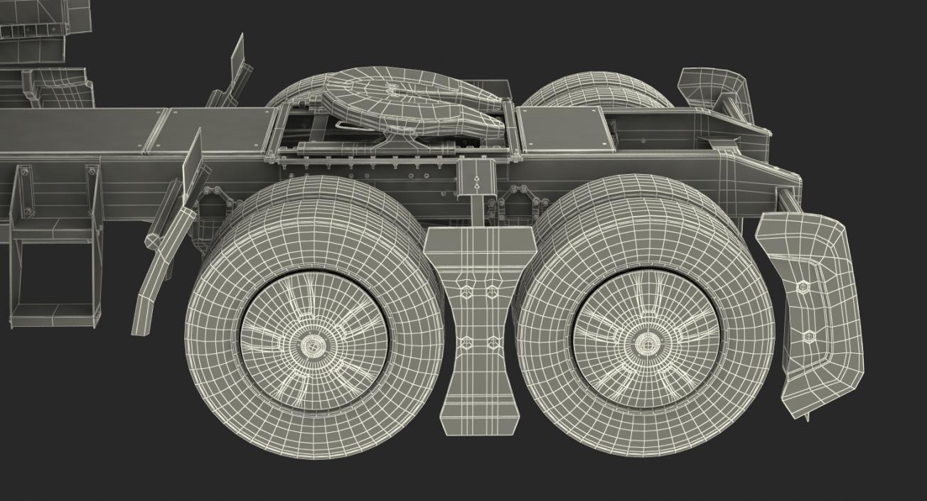 3D International LT625 Heavy Duty Truck Rigged model