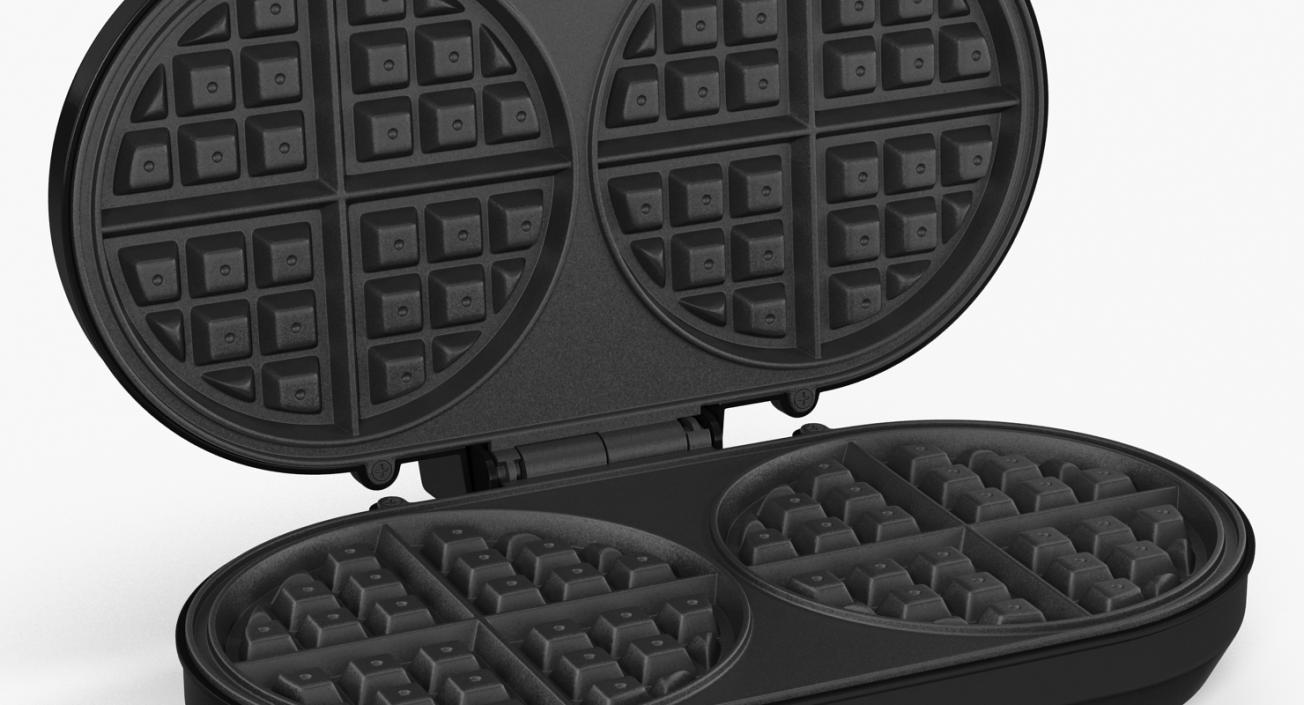 Double Waffle Maker 3D model