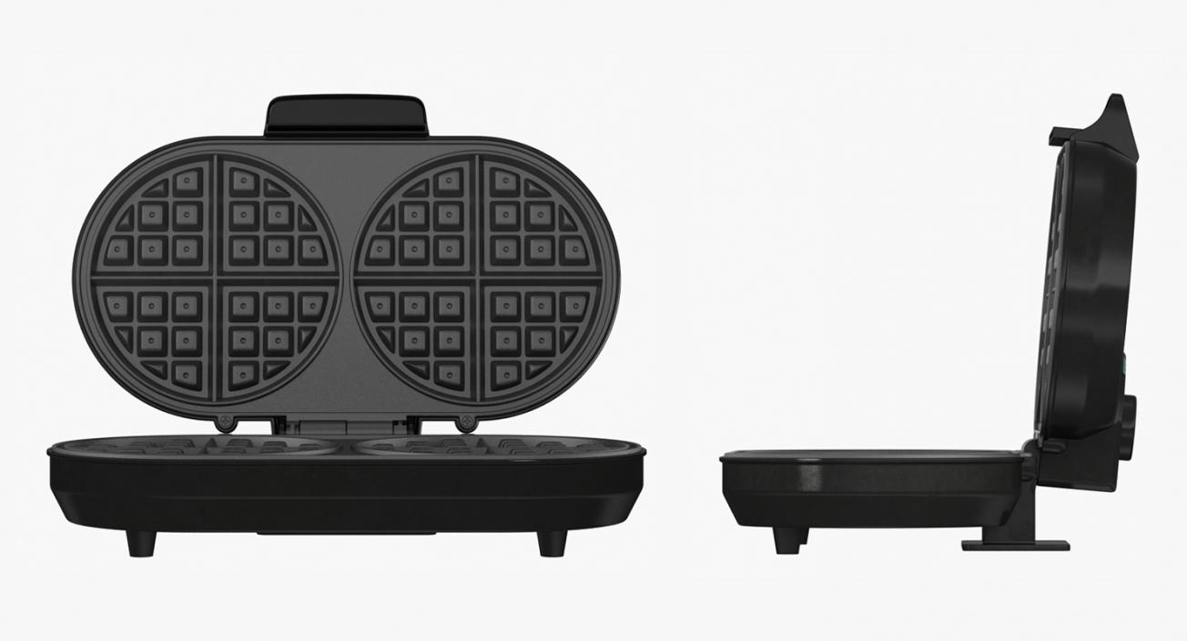 Double Waffle Maker 3D model