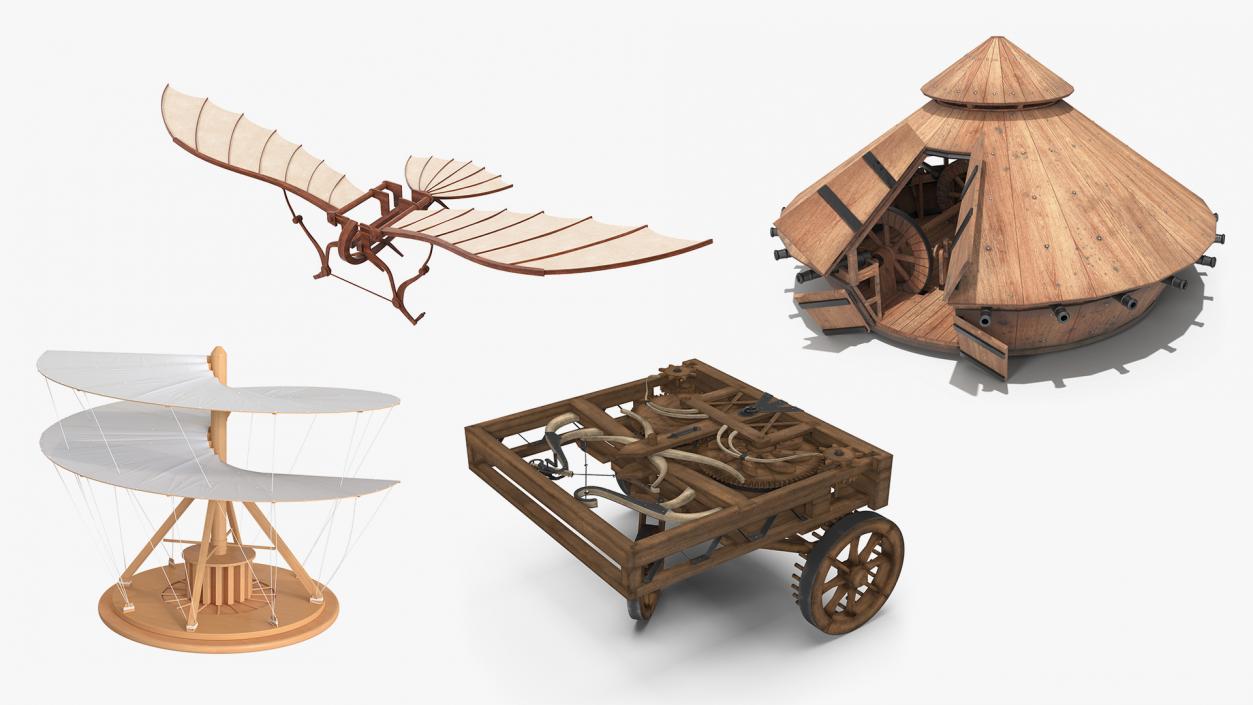 Leonardo da Vinci Vehicles Collection 3 3D model