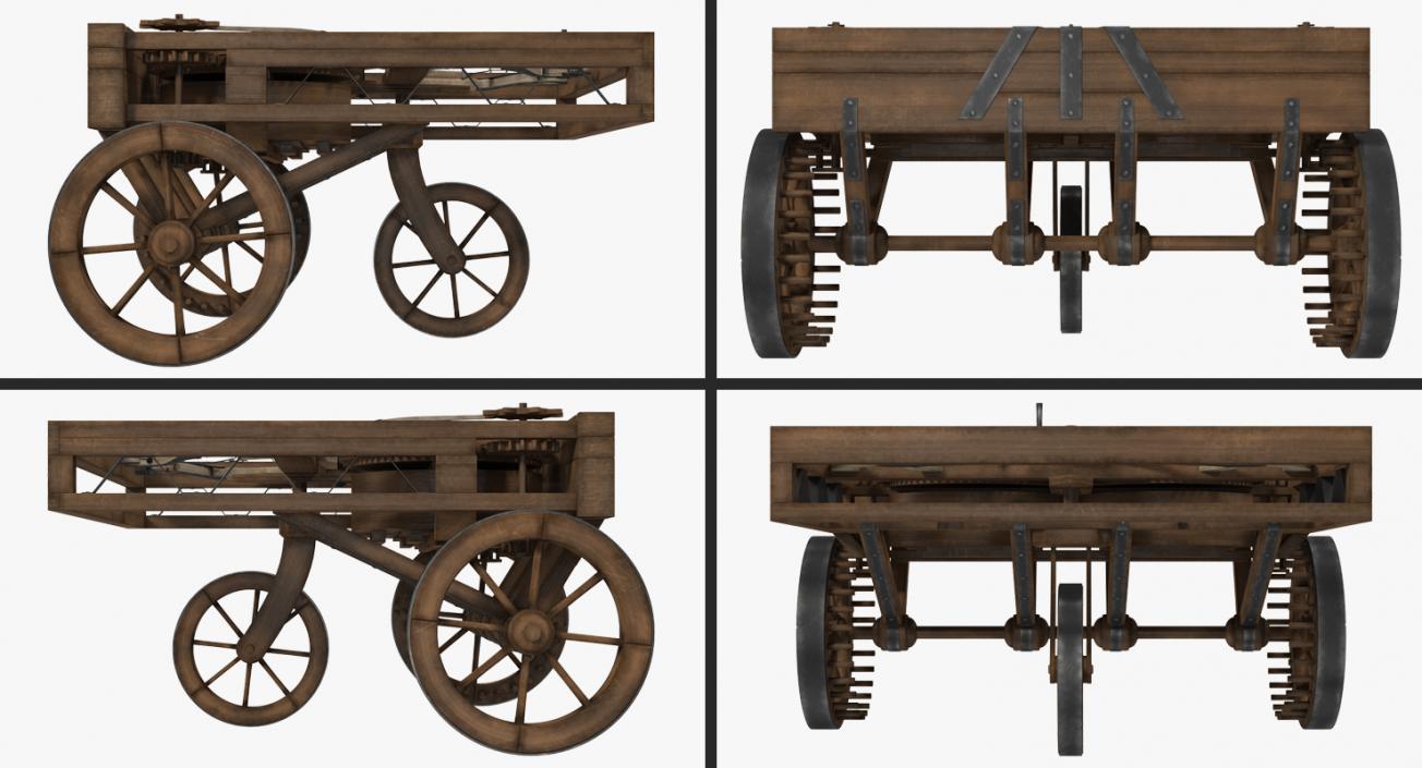 Leonardo da Vinci Vehicles Collection 3 3D model