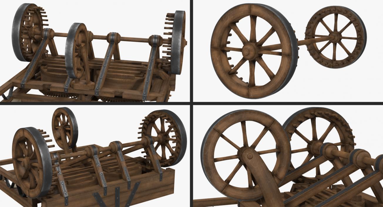 Leonardo da Vinci Vehicles Collection 3 3D model