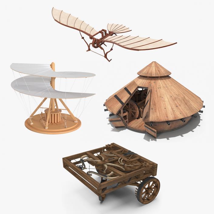 Leonardo da Vinci Vehicles Collection 3 3D model