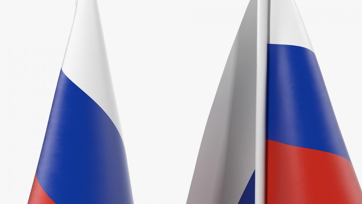 Table Flag Russia 3D