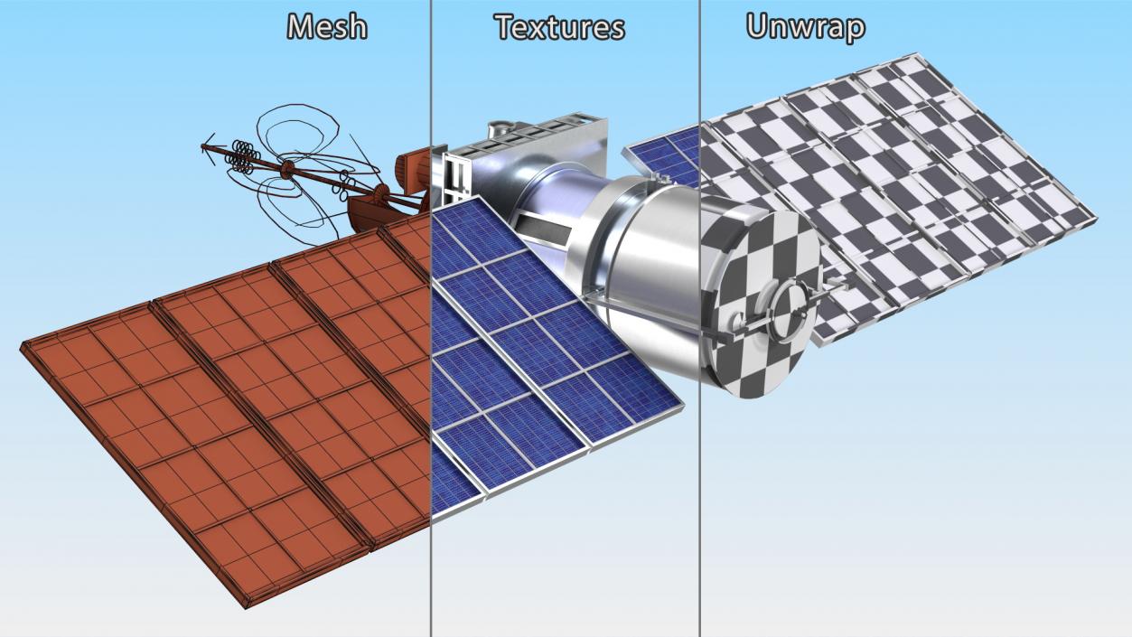 3D Meteor 3M Weather Observation Satellite 2