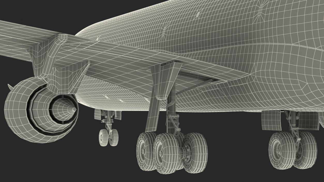 McDonnell Douglas MD11 Tri Jet Wide Body Airliner 3D model