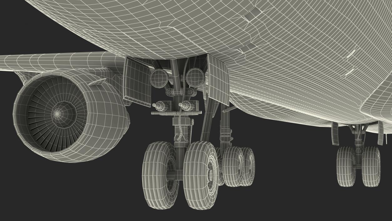 McDonnell Douglas MD11 Tri Jet Wide Body Airliner 3D model