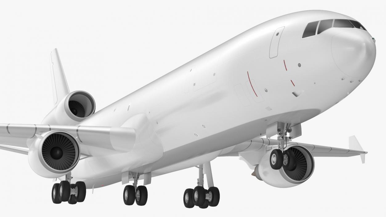 McDonnell Douglas MD11 Tri Jet Wide Body Airliner 3D model