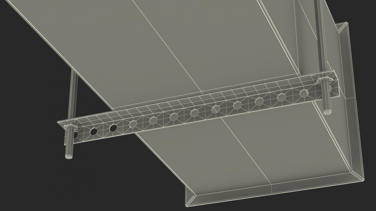 Corner Square Air Duct 3D