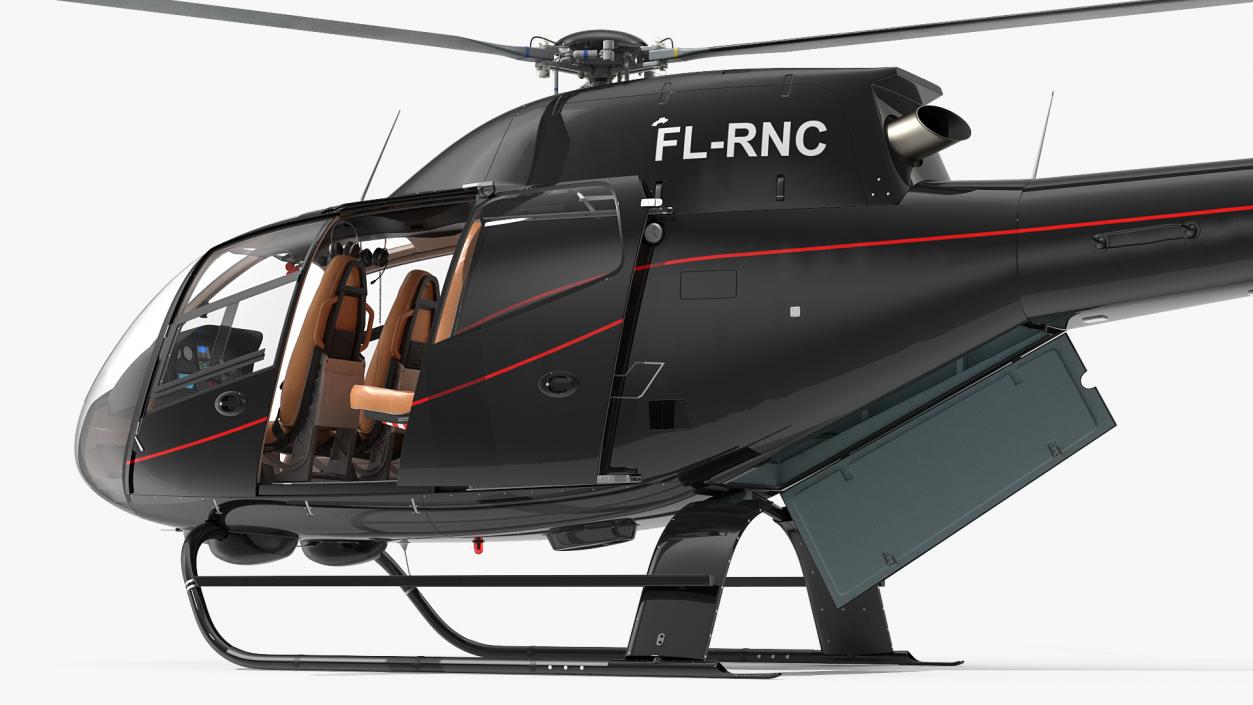 3D Eurocopter EC120 Colibri Rigged