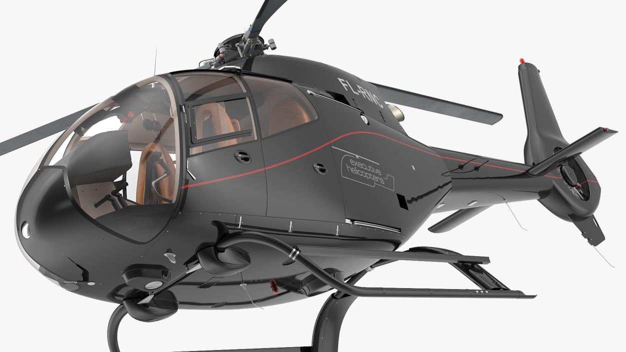 3D Eurocopter EC120 Colibri Rigged