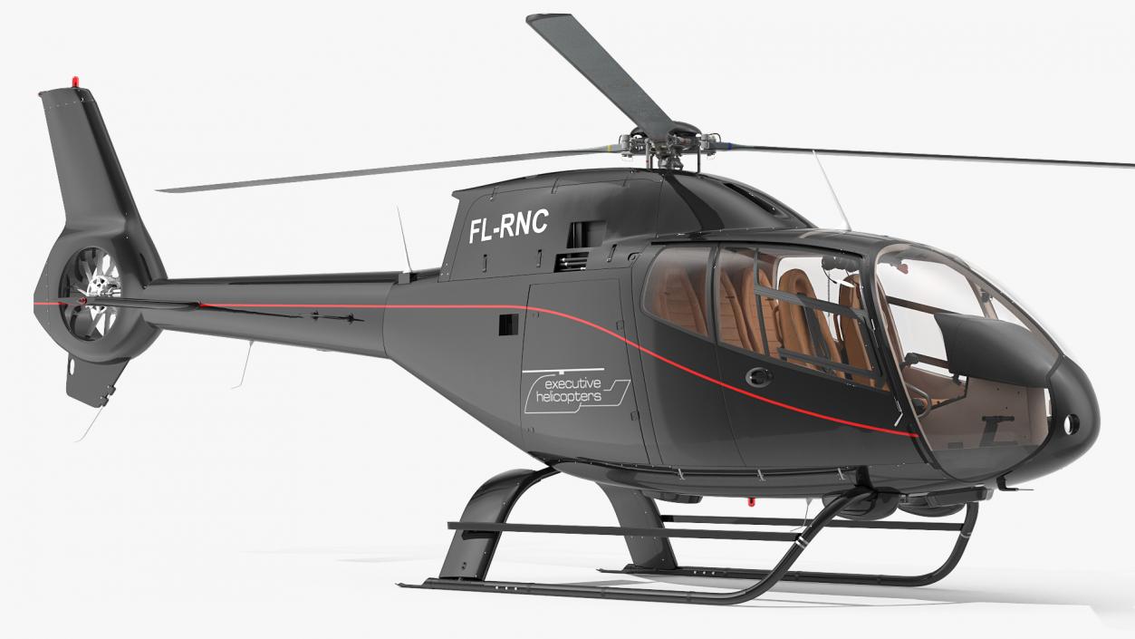 3D Eurocopter EC120 Colibri Rigged