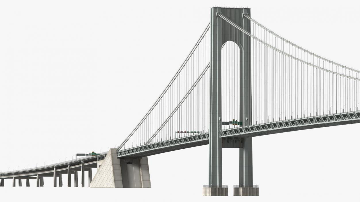 3D Suspension Bridges Collection 4