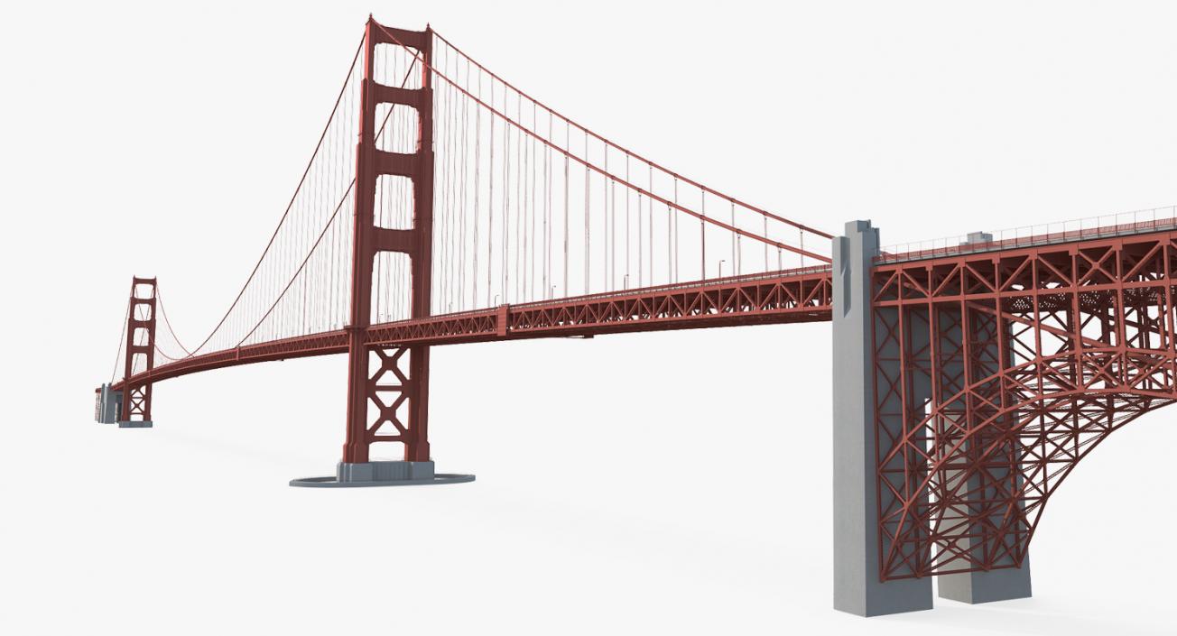 3D Suspension Bridges Collection 4